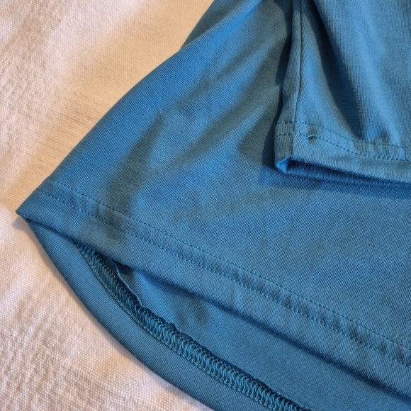 Under Armour men's 2XL teal long sleeve lightweight heatgear shirt EUC - Picture 2 of 7